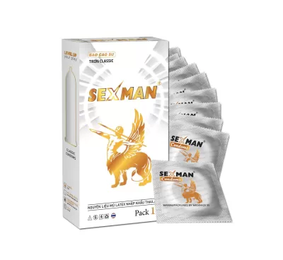Bao Cao Su SexMan Classic Lớn Hộp 10 Cái